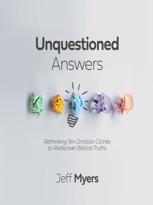cover image of Unquestioned Answers